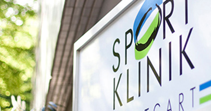 Blid vom Schild Sportklinik in Stuttgart