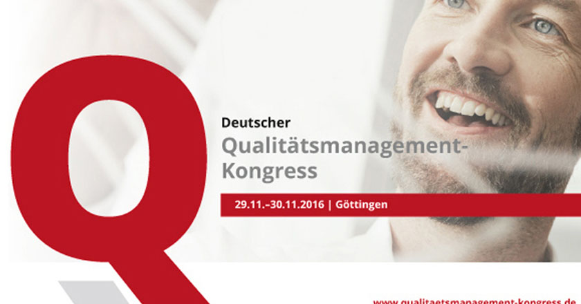 Titelbild Deutscher QM-Kongress in Göttingen 2016