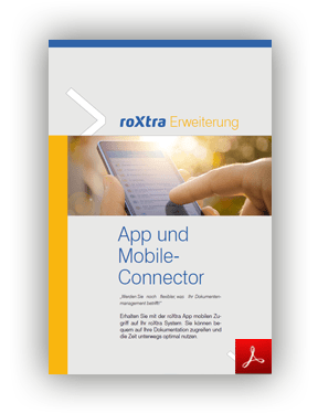 App und Mobile Connector roXtra